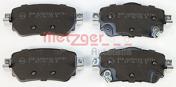 METZGER Bremsbelagsatz, Scheibenbremse